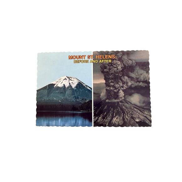 Lot of 5 Vintage Scenery Nature Scalloped Edges Postcards - Picture 9 of 12